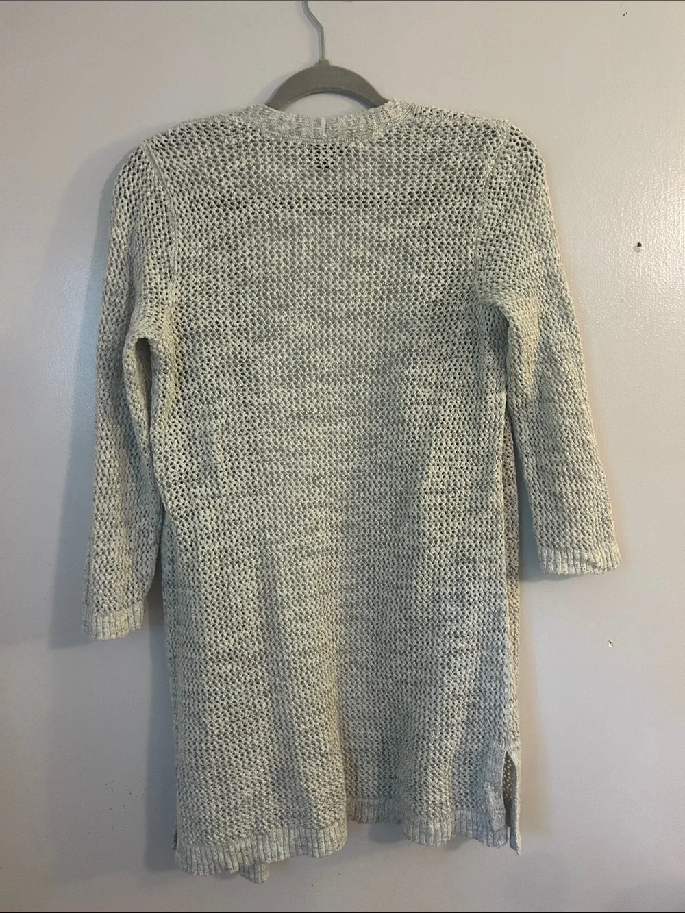J. Jill Open-Front Knit Cardigan in Cream